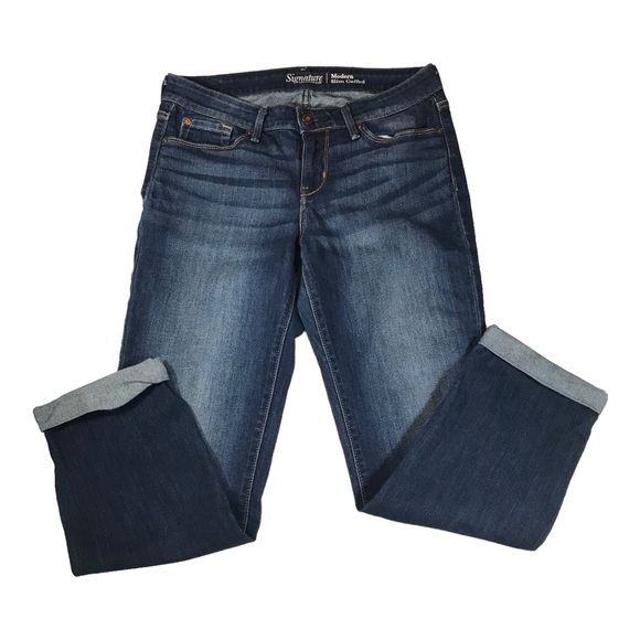 Levi’s Signature Modern Slim Cuffed Jeans - Picture 5 of 12